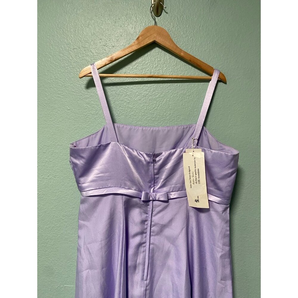 NWT Vintage Mori Lee Women's Plus Size Lavender Purple Bow‎ Dress Size 20 - Picture 8 of 11